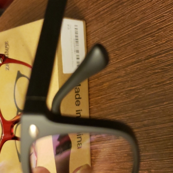 Z&L HOUSE 2 Pack of Anti-Blue Light Blocking Glasses 1 Red & 1 Black Frame - Picture 4 of 12